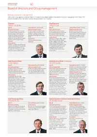 Board of Directors and Group Management