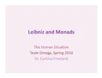 Leibniz and Monads