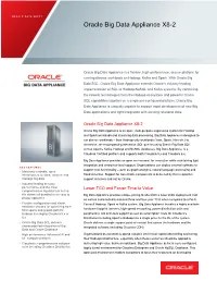 Oracle Big Data Appliance X8-2