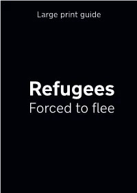 REFUGEES Large Print Guide.Indd