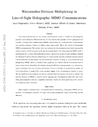 Wavenumber-Division Multiplexing in Line-Of-Sight Holographic MIMO Communications