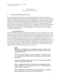 8 A. Introduction and Statement of Goals Radnor Township Has Been