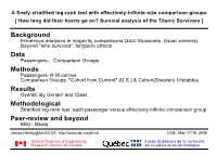 Background Data Methods Results Methodological Peer-Review And
