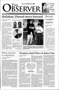 THE Hallahan, Ebersol Move Forward