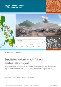Emulating Volcanic Ash Fall for Multi‑Scale Analysis:Development of The