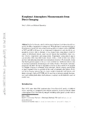 Exoplanet Atmosphere Measurements from Direct Imaging