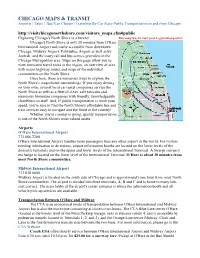 Chicago Maps & Transit