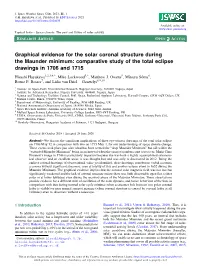 Graphical Evidence for the Solar Coronal Structure During the Maunder Minimum: Comparative Study of the Total Eclipse Drawings in 1706 and 1715