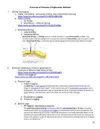 92 Overview of Petroleum Exploration Methods I. Drilling Techniques A