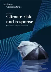 Climate Risk and Response: Physical Hazards and Socioeconomic Impacts: Executive Summary