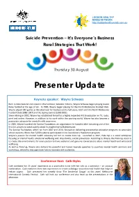 Presenter Update