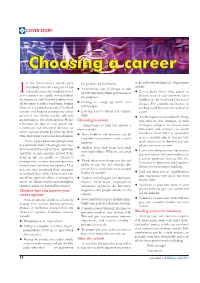 Choosing a Career You Excel At