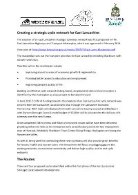 Creating a Strategic Cycle Network for East Lancashire