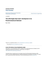 Development of an Electromechanical Valvetrain