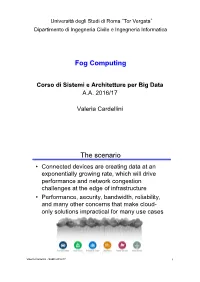 Fog Computing the Scenario
