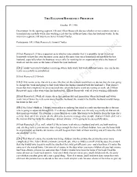 In the Opening Segment, ER and Elliott Roosevelt Discuss Whether Or