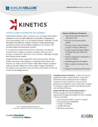 Intuitive Motion Simulation for 3D Modeling.™