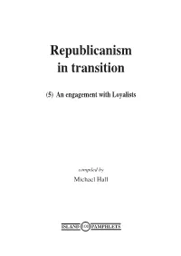 (100) Republicanism in Transition