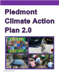 Climate Action Plan, Which Includes and Expands on the Measures and Goals Introduced in Our Preceding 2010 Plan
