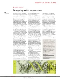Mapping with Expression DOI: 10.1038/Nrg2214 in Recent Years, Several Studies Have of a Novel Candidate Gene, Vanin 1 270 Participants in the Hapmap