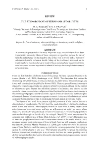 Review the Ethnobotany of Ferns and Lycophytes H. A