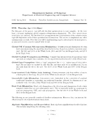 Dataflow Optimizations