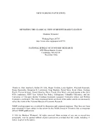 Revisiting the Classical View of Benefit-Based Taxation