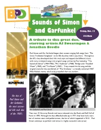 Simon and Garfunkel Performance