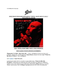 Swizz Beatz Releases New Single “Pistol on My Side (P.O.M.S.)” Featuring Lil Wayne
