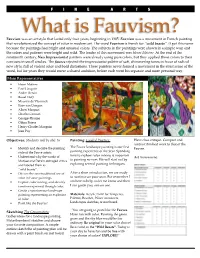 What Is Fauvism? Fauvism Was an Art Style That Lasted Only Four Years, Beginning in 1905