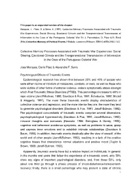 Expanded Version of Collective Memory Processes