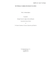 Multimodal Transportation Solutions, and Makes Recommendations for Federal Guidance to Better Support Coordination for Multimodal Projects
