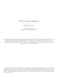 The Yacas Book of Algorithms