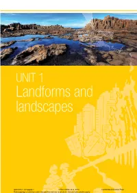 UNIT 1 Landforms and Landscapes