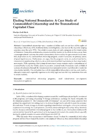 A Case Study of Commodified Citizenship and The