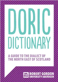 A GUIDE to the DIALECT of the NORTH EAST of SCOTLAND DIV YE Hello!