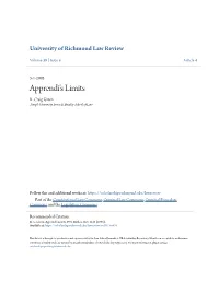 Apprendi's Limits R