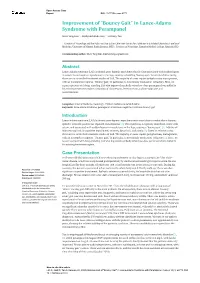 "Bouncy Gait" in Lance-Adams Syndrome with Perampanel