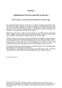 Codebook CPDS III 1990-2012