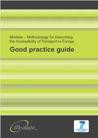 Good Practice Guide