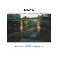 MINOW Neshaminy Creek Report 2016