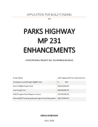 Parks Highway Mp 231 Enhancements