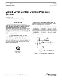 AN1516 Liquid Level Control Using a Pressure Sensor