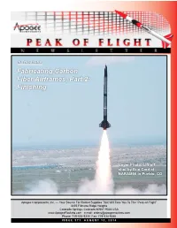 Fabricating Carbon Fiber Airframes, Part 2: Finishing