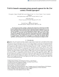 NASA's Launch Communications Ground Segment for the 21St Century