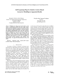 Self-Organizing Maps for Intuitive Gesture-Based Geometric Modelling in Augmented Reality