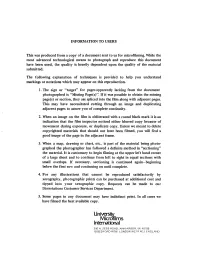 University Microfilms International T U T T L E , V Ir G in Ia G R a C E