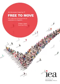 FREE to MOVE the Costs and Consequences of Restrictions on Migration