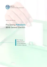 Previewing Pak 2018 Gen Elec SPECREP