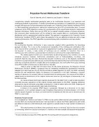 Projection Pursuit Multivariate Transform